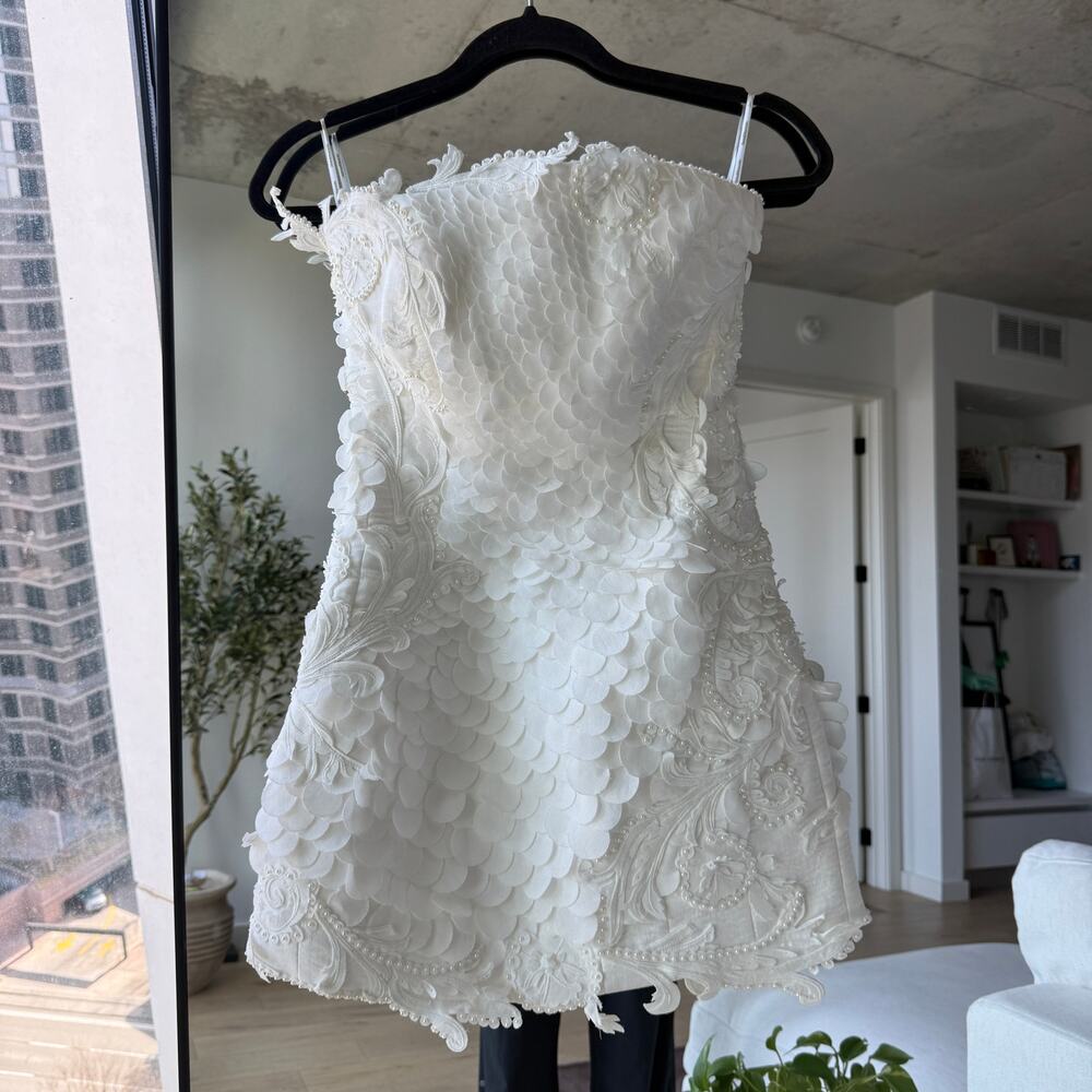 Zimmermann Tama Filigree Mini Dress - Picture 2 of 6